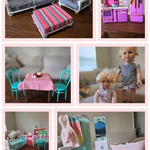 Dollhouse Furniture and Accessories Set